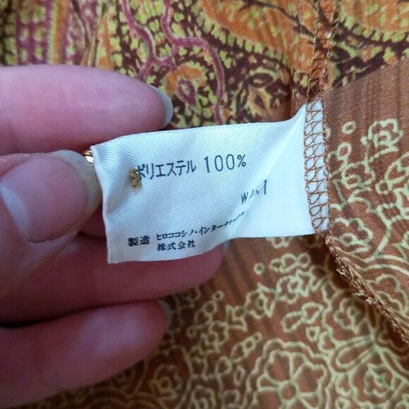 Hiroko Koshino oversized back slit mock neck button up blouse - Picture 7 of 12